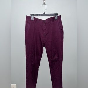 Maroon red Vintage dress pants
